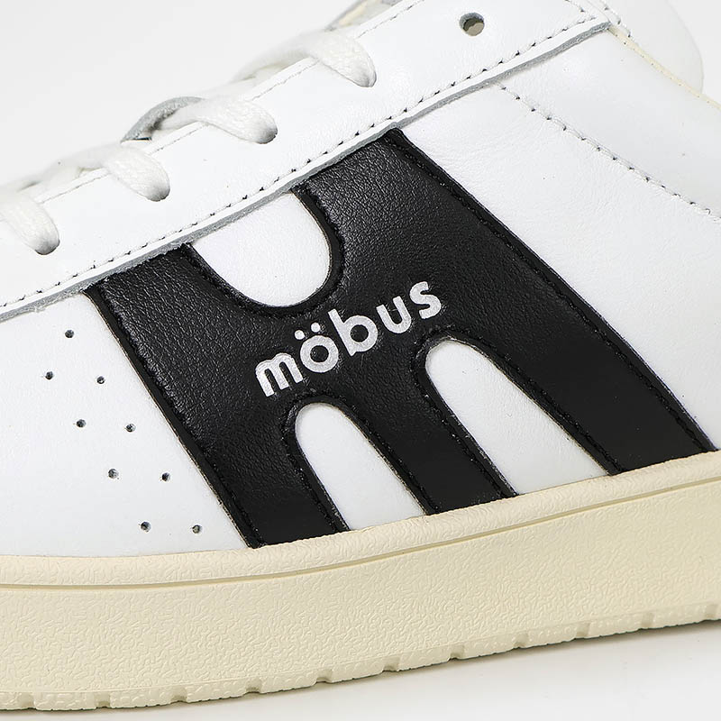 モーブス mobus スニーカー メンズ マルセロ MARCELO ホワイト WHITE/BLACK 靴 日本製 2025SS MJ-2421-1020 01 | ブランド [正規取扱店]