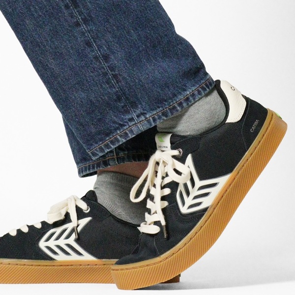 カリウマ Cariuma スニーカー メンズ カティバ プロ CATIBA PRO 2.0 スケートボードシューズ ガム ブラック アイボリー 靴 482809B14 Gum Black/Ivory | ブランド [正規取扱店]