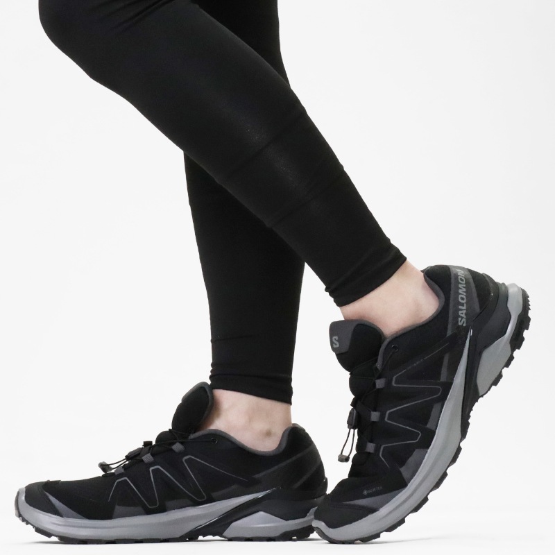 Salomon シルバートレイルランニングシューズ S サロモン SALOMON スニーカー メンズ EXAMOTION GTX トレイル