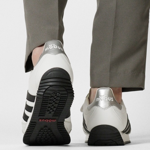 モーブス mobus スニーカー メンズ ヤン JAN ホワイト WHITE/BLACK 靴 日本製 2025SS MJ-2410-1020 01 | ブランド [正規取扱店]