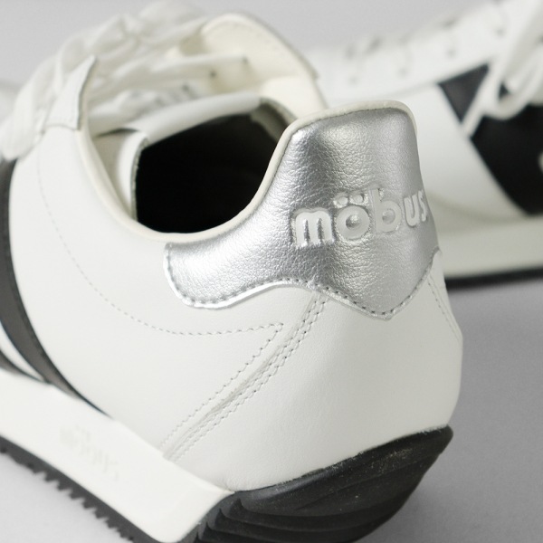 モーブス mobus スニーカー メンズ ヤン JAN ホワイト WHITE/BLACK 靴 日本製 2025SS MJ-2410-1020 01 | ブランド [正規取扱店]