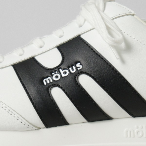 モーブス mobus スニーカー メンズ ヤン JAN ホワイト WHITE/BLACK 靴 日本製 2025SS MJ-2410-1020 01 | ブランド [正規取扱店]