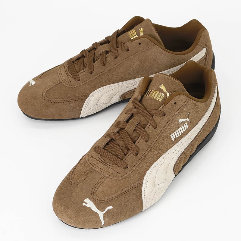 プーマ PUMA スニーカー レディース SPEEDCAT OG スピードキャット レザー 牛革 薄底 刺繍 靴 軽量 スポーティー 2026SS 新作 398846 | ブランド [正規取扱店]