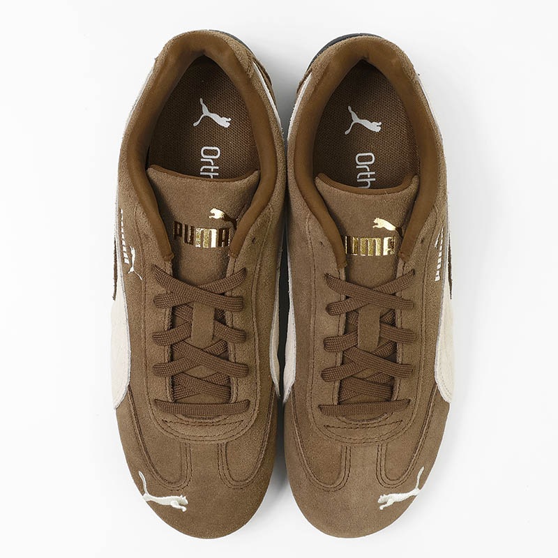プーマ PUMA スニーカー レディース SPEEDCAT OG スピードキャット レザー 牛革 薄底 刺繍 靴 軽量 スポーティー 2026SS 新作 398846 | ブランド [正規取扱店]