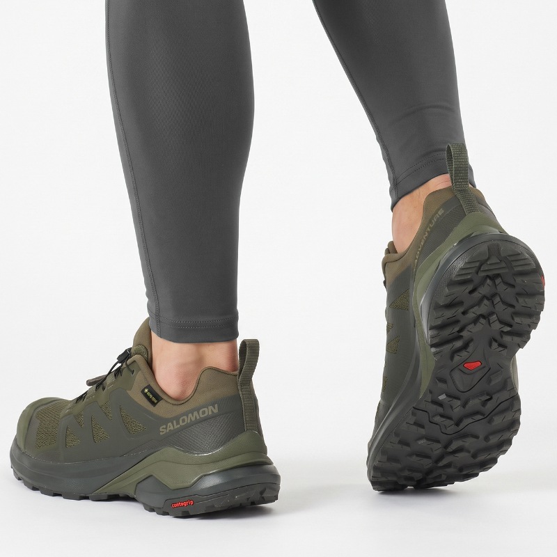 サロモン SALOMON スニーカー メンズ エックス アドベンチャー X-ADVENTURE GTX トレイルランニングシューズ ジョギング トレラン ランニング アウトドア 靴 2026年秋冬 新作 GORE-TEX 防水 L45457800 | ブランド [正規取扱店]