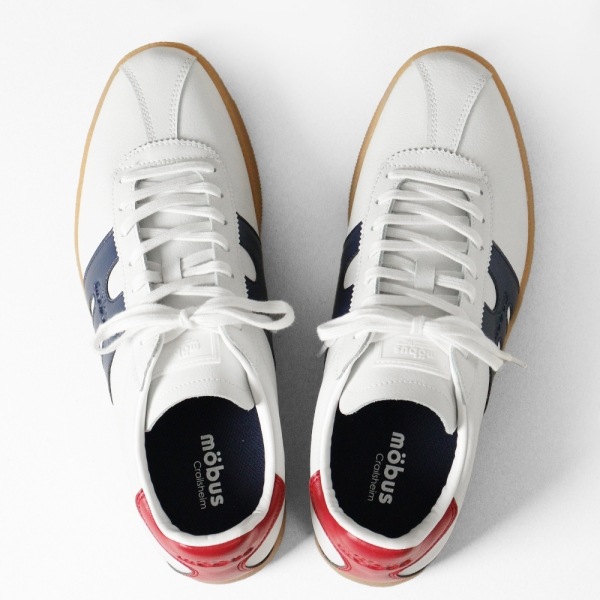 モーブス mobus スニーカー メンズ ベルリン BERLIN ホワイト トリコ WHITE/TRICO 靴 2025SS M-2503T-1080 01 | ブランド [正規取扱店]