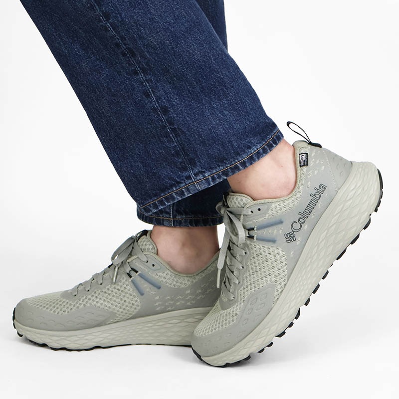 コロンビア Columbia スニーカー メンズ コノス ティーアールエス アウトドライ KONOS TRS OUTDRY グレー グリーン ブラック 靴 2026SS  防水 BM6246 395 Grey Green Black | ブランド [正規取扱店]