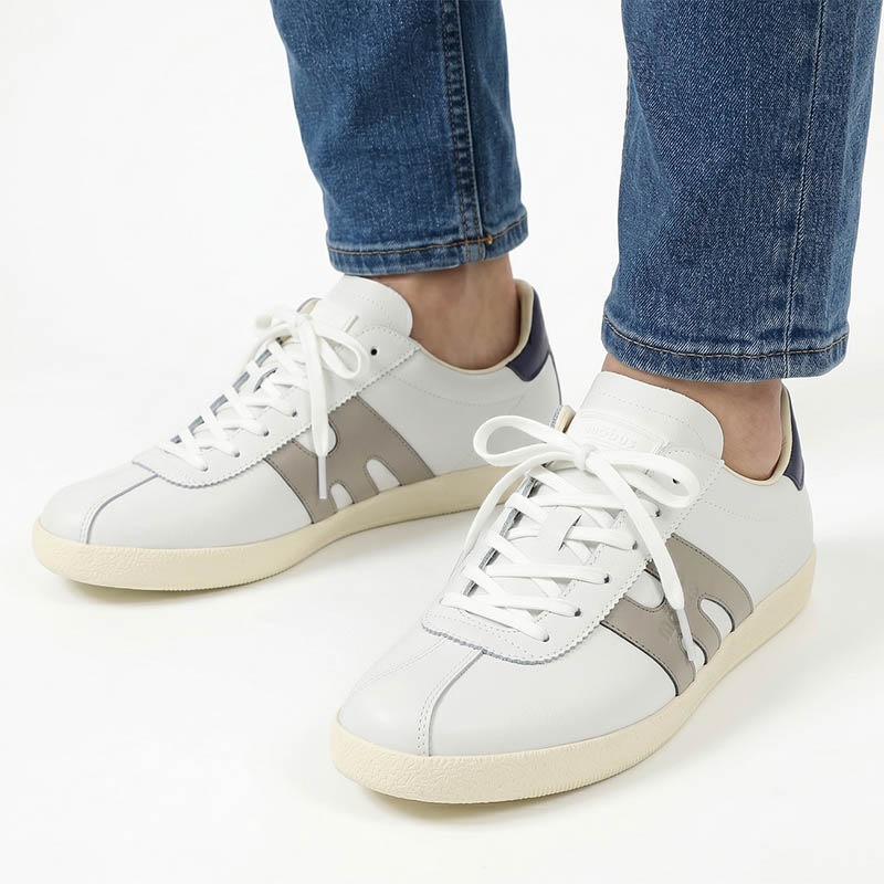 モーブス mobus スニーカー メンズ ベルリン BERLIN ホワイト WHT/STONE GRY/NAVY 靴 2025SS M-2503T-1025 02 | ブランド [正規取扱店]