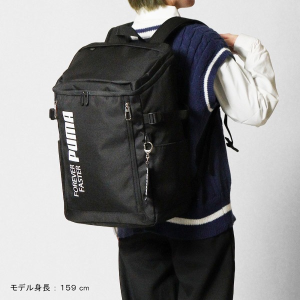 プーマ PUMA バックパック アクティブ スクエアリュック メンズ レディース スクールバッグ 通学 スクバ ボックス型 30L ロゴ 各色 J20292 | ブランド [正規取扱店]