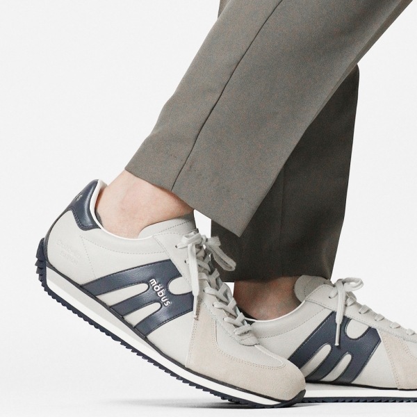 モーブス mobus スニーカー メンズ ドレスデン DRESDEN ライトグレー LT.GREY/SLATE BLUE 靴 2025SS M-2408T-2738 05 | ブランド [正規取扱店]