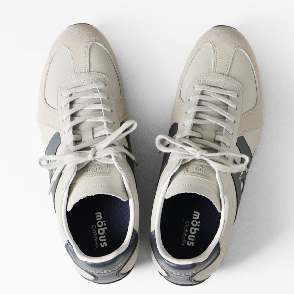 モーブス mobus スニーカー メンズ ドレスデン DRESDEN ライトグレー LT.GREY/SLATE BLUE 靴 2025SS M-2408T-2738 05 | ブランド [正規取扱店]