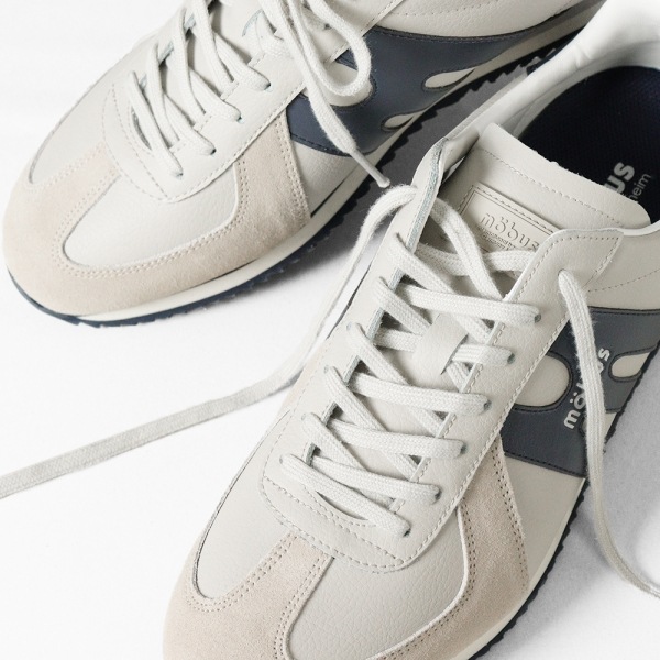 モーブス mobus スニーカー メンズ ドレスデン DRESDEN ライトグレー LT.GREY/SLATE BLUE 靴 2025SS M-2408T-2738 05 | ブランド [正規取扱店]