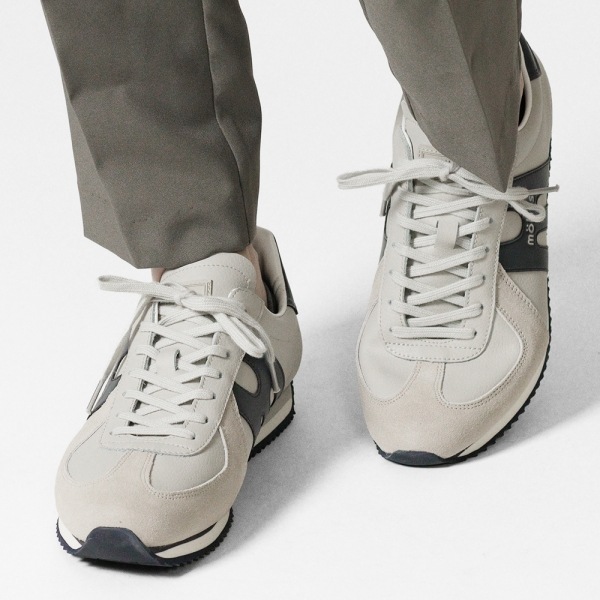 モーブス mobus スニーカー メンズ ドレスデン DRESDEN ライトグレー LT.GREY/SLATE BLUE 靴 2025SS M-2408T-2738 05 | ブランド [正規取扱店]