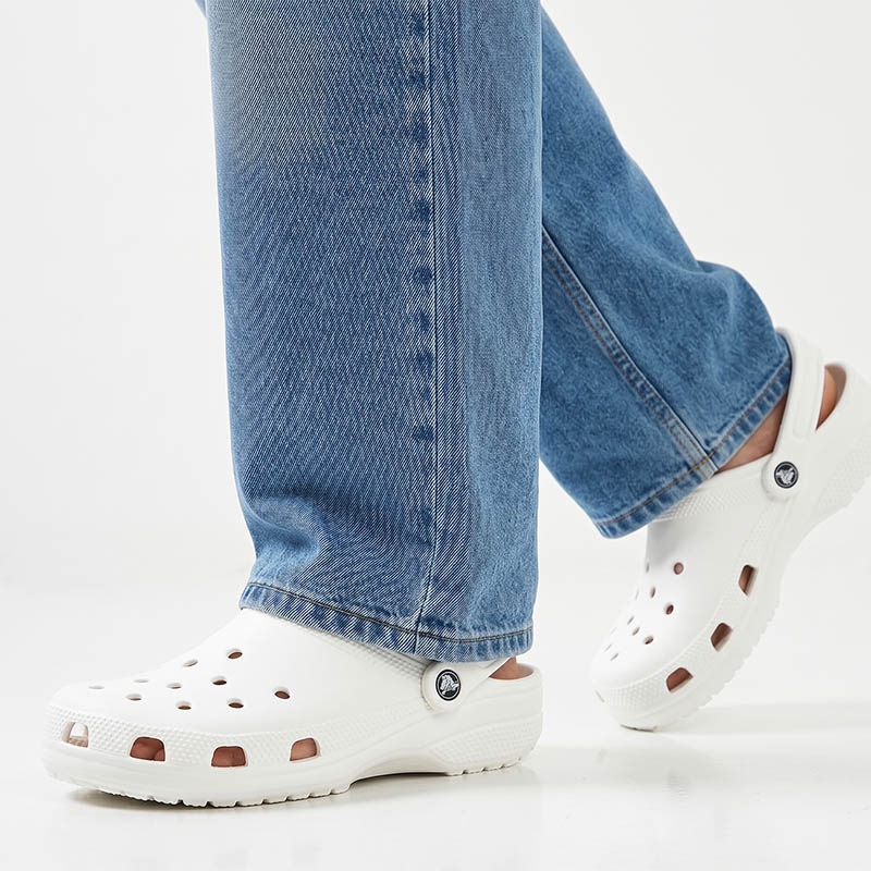 クロックス crocs サンダル クラシック クロッグ Classic Clog メンズ レディース WHITE ホワイト 靴 10001-100 | ブランド [正規取扱店]