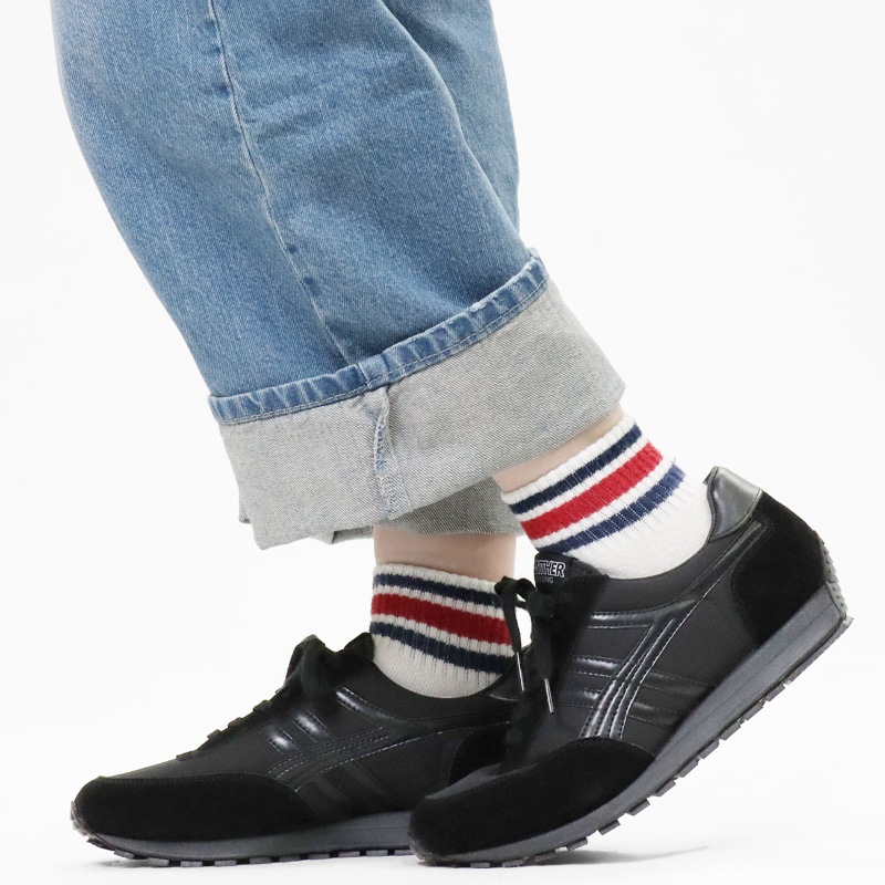 パンサー Panther スニーカー メンズ レディース JOGGING ジョギング 日本製 靴 シューズ 2026SS オールブラック PTJ-0029 ALL BLACK | ブランド [正規取扱店]