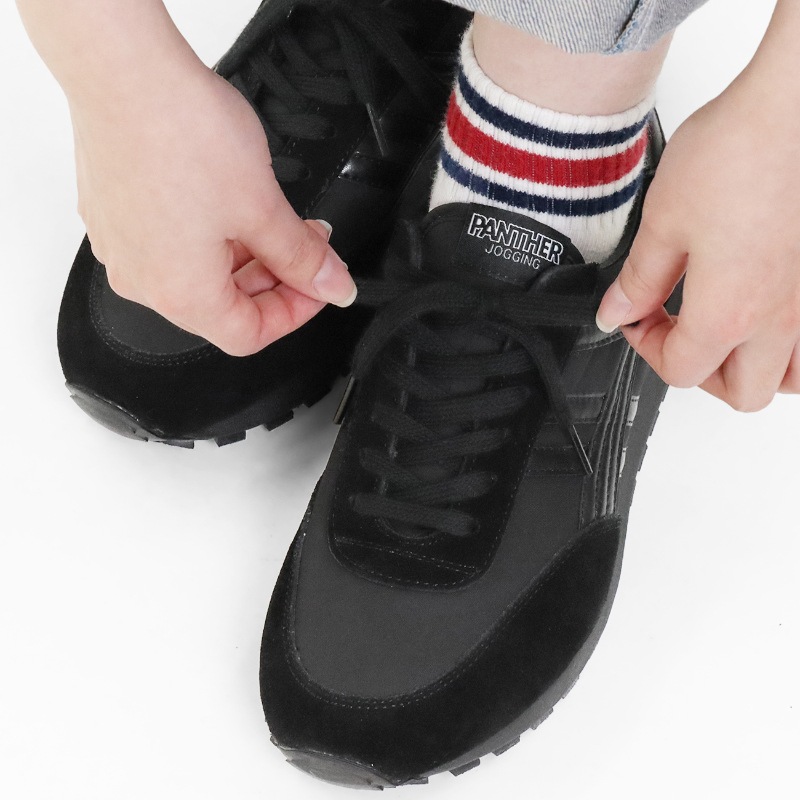 パンサー Panther スニーカー メンズ レディース JOGGING ジョギング 日本製 靴 シューズ 2026SS オールブラック PTJ-0029 ALL BLACK | ブランド [正規取扱店]