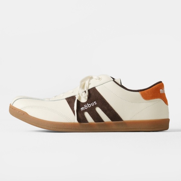 モーブス mobus スニーカー メンズ ニューミュンスター NEW MUNSTER クリーム CREAM/D.BRW/ORANGE 靴 2025SS M-2101T-1342 03 | ブランド [正規取扱店]