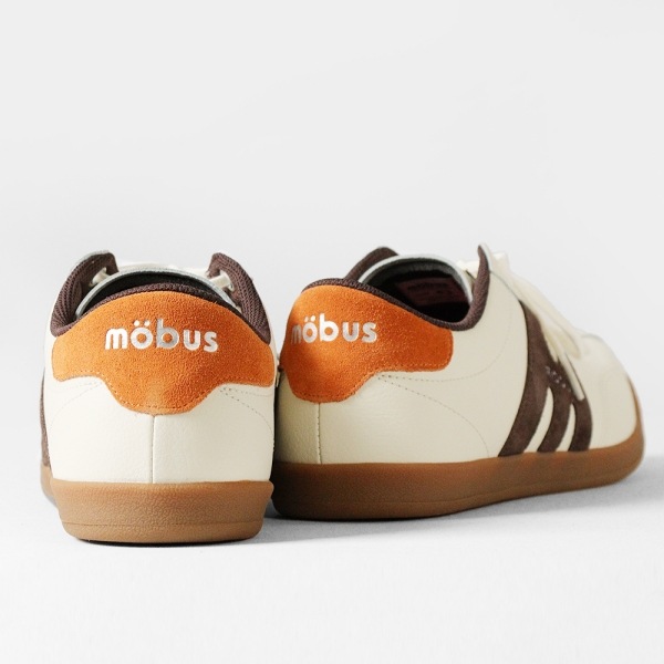 モーブス mobus スニーカー メンズ ニューミュンスター NEW MUNSTER クリーム CREAM/D.BRW/ORANGE 靴 2025SS M-2101T-1342 03 | ブランド [正規取扱店]