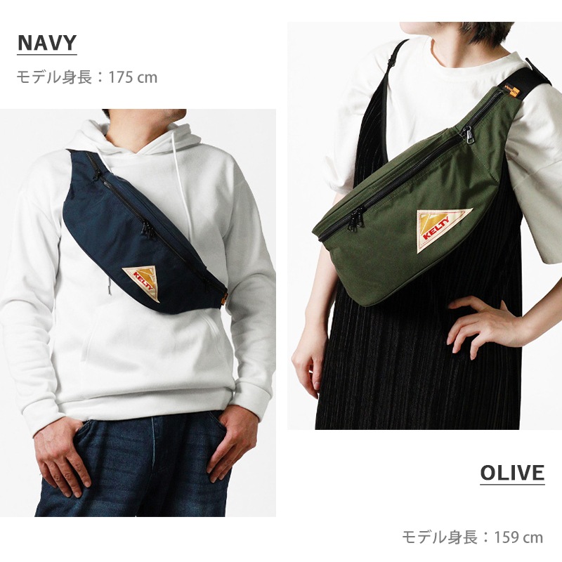 ケルティ]ボディバッグ ビッグファニー カーキグリーン メンズ