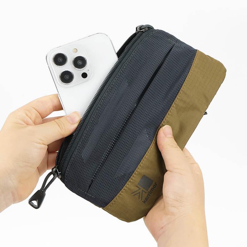 カリマー KARRIMOR ポーチ TC shoulder pouch ショルダーポーチ 小型 ケース 小物入れ スマホケース アウトドア メンズ レディース 0.7L 軽量 カラビナ付き 501068 | ブランド [正規取扱店]