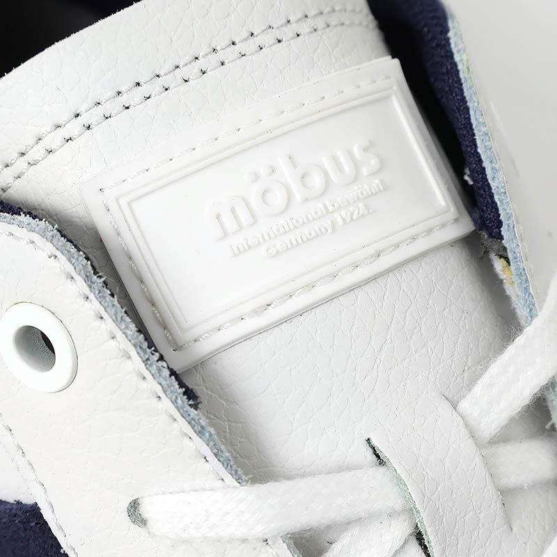 モーブス mobus スニーカー メンズ ニューミュンスター NEW MUNSTER ホワイト WHITE/NAVY/DK.RED 靴 2025SS M-2101T-1080 14 | ブランド [正規取扱店]