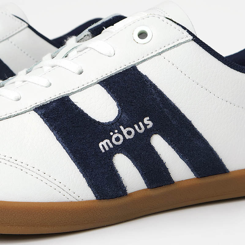 モーブス mobus スニーカー メンズ ニューミュンスター NEW MUNSTER ホワイト WHITE/NAVY/DK.RED 靴 2025SS M-2101T-1080 14 | ブランド [正規取扱店]