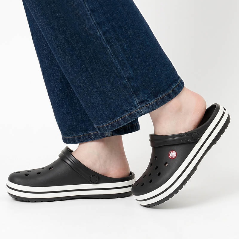 クロックス crocs サンダル クロックバンド クロッグ Crocband Clog メンズ レディース BLACK ブラック 靴 11016-001 | ブランド [正規取扱店]