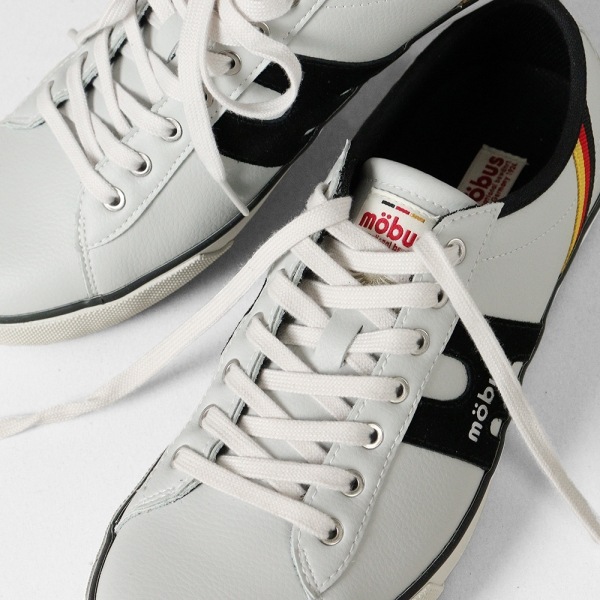 モーブス mobus スニーカー メンズ エッセン ESSEN ホワイト S.WHT/BLK 靴 2025SS M-1838T-1720 01 | ブランド [正規取扱店]