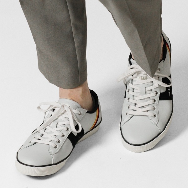モーブス mobus スニーカー メンズ エッセン ESSEN ホワイト S.WHT/BLK 靴 2025SS M-1838T-1720 01 | ブランド [正規取扱店]