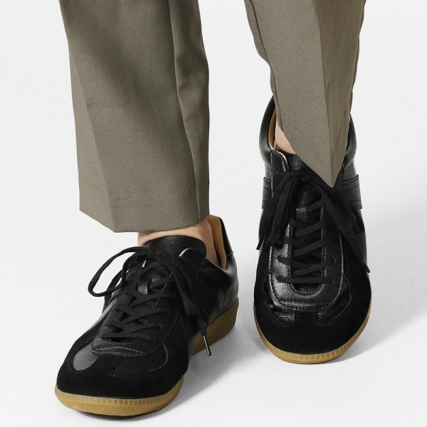 ジャーマントレーナー GERMAN TRAINER スニーカー メンズ レディース ブラック 靴 42500 BLACK | ブランド [正規取扱店]