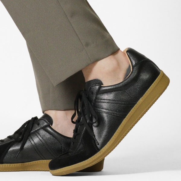 ジャーマントレーナー GERMAN TRAINER スニーカー メンズ レディース ブラック 靴 42500 BLACK | ブランド [正規取扱店]