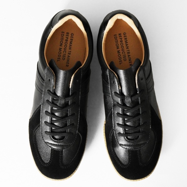 ジャーマントレーナー GERMAN TRAINER スニーカー メンズ レディース ブラック 靴 42500 BLACK | ブランド [正規取扱店]