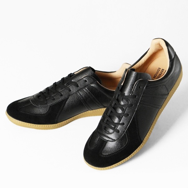 ジャーマントレーナー GERMAN TRAINER スニーカー メンズ レディース ブラック 靴 42500 BLACK | ブランド [正規取扱店]