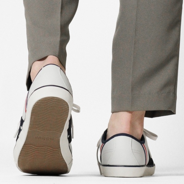 モーブス mobus スニーカー メンズ エッセン ESSEN ホワイト S.WHT/NAVY 靴 2025SS M-1838T-1731 02 | ブランド [正規取扱店]