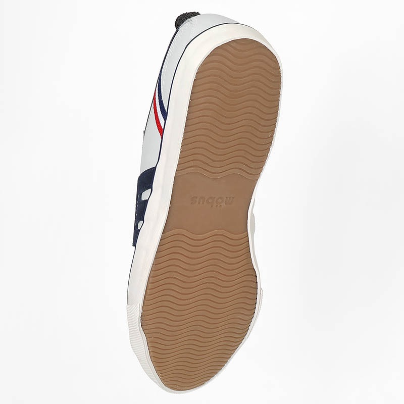 モーブス mobus スニーカー メンズ エッセン ESSEN ホワイト S.WHT/NAVY 靴 2025SS M-1838T-1731 02 | ブランド [正規取扱店]