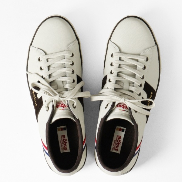 モーブス mobus スニーカー メンズ ESSEN エッセン クリーム CREAM/D.BRW FRANCE 靴 2025SS M-1838T-13FR 05 | ブランド [正規取扱店]