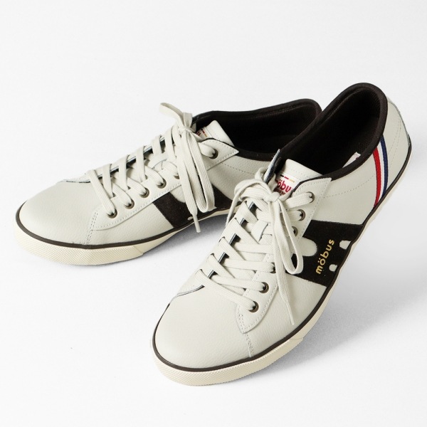 モーブス mobus スニーカー メンズ ESSEN エッセン クリーム CREAM/D.BRW FRANCE 靴 2025SS M-1838T-13FR 05 | ブランド [正規取扱店]