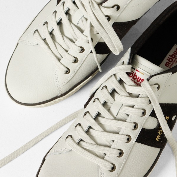 モーブス mobus スニーカー メンズ ESSEN エッセン クリーム CREAM/D.BRW FRANCE 靴 2025SS M-1838T-13FR 05 | ブランド [正規取扱店]