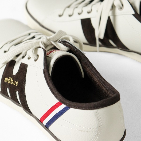 モーブス mobus スニーカー メンズ ESSEN エッセン クリーム CREAM/D.BRW FRANCE 靴 2025SS M-1838T-13FR 05 | ブランド [正規取扱店]