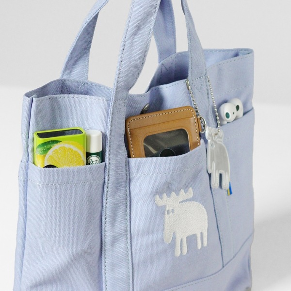 モズ moz トートバッグ レディース  帆布 キャンバス ミニトート VASKA-ZZHC ランチトート 各色 ZZHC-04X | ブランド[正規取扱店]