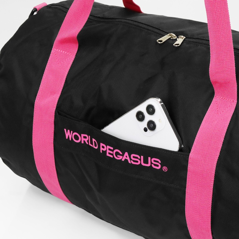 ワールドペガサス WORLD PEGASUS ワッペ ボストンバッグ スクールバッグ カラーバッグ 2way ショルダー 鞄 ナイロン スクバ 高校生 中学生 カラフル 推し活 キャリーオン対応 各色 WP005 | ブランド [正規取扱店]