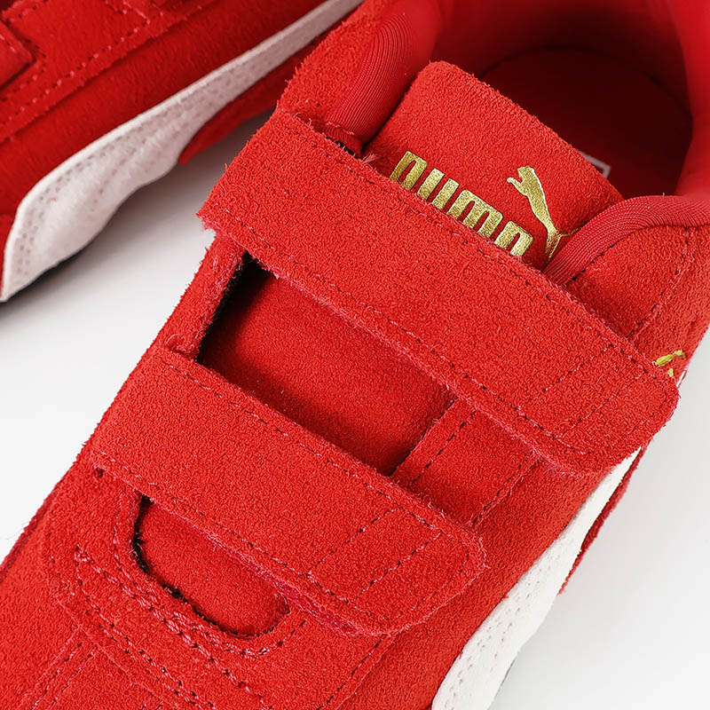 プーマ PUMA キッズ スニーカー スピードキャット SPEEDCAT OG V PS キッズシューズ ジュニア 男の子 女の子 子供 マジックテープ レザー 牛革 靴 刺繍 軽量 スポーティー 2026年秋冬 新作 405960 | ブランド [正規取扱店]