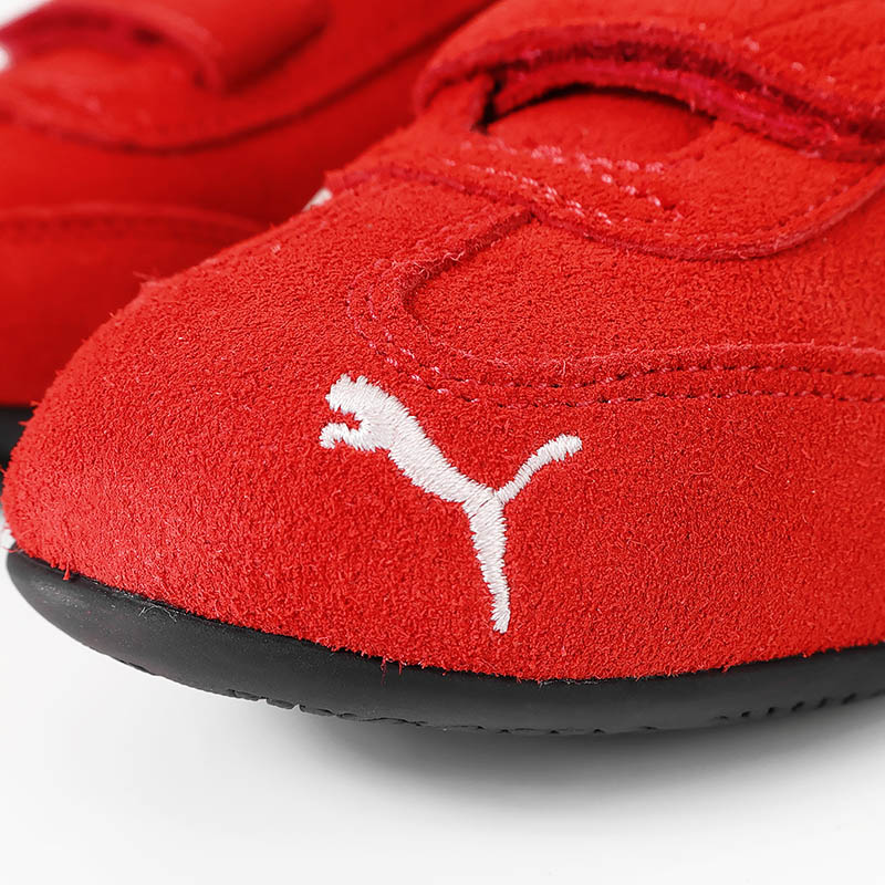 プーマ PUMA キッズ スニーカー スピードキャット SPEEDCAT OG V PS キッズシューズ ジュニア 男の子 女の子 子供 マジックテープ レザー 牛革 靴 刺繍 軽量 スポーティー 2026年秋冬 新作 405960 | ブランド [正規取扱店]