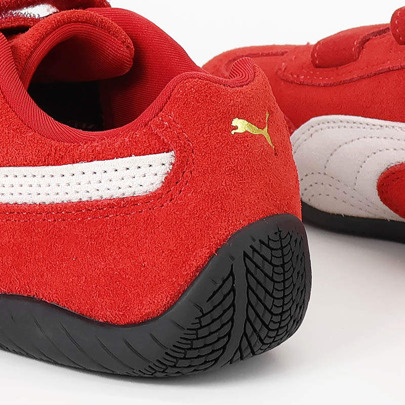 プーマ PUMA キッズ スニーカー スピードキャット SPEEDCAT OG V PS キッズシューズ ジュニア 男の子 女の子 子供 マジックテープ レザー 牛革 靴 刺繍 軽量 スポーティー 2026年秋冬 新作 405960 | ブランド [正規取扱店]