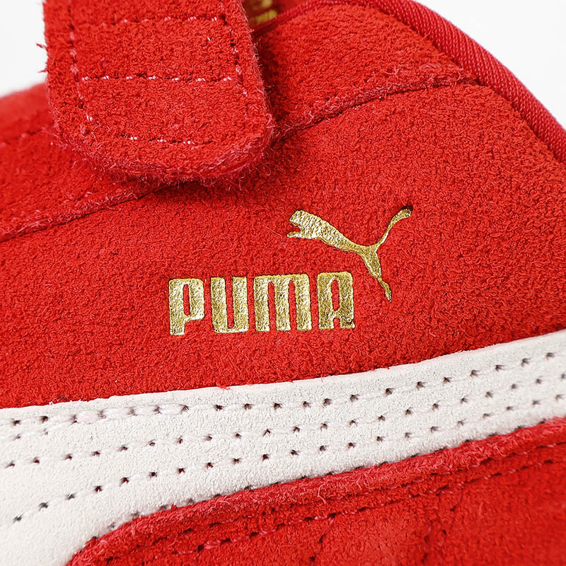 プーマ PUMA キッズ スニーカー スピードキャット SPEEDCAT OG V PS キッズシューズ ジュニア 男の子 女の子 子供 マジックテープ レザー 牛革 靴 刺繍 軽量 スポーティー 2026年秋冬 新作 405960 | ブランド [正規取扱店]