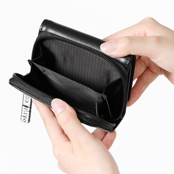 ベンデイビス BEN DAVIS 三つ折り財布 WALLET ミニウォレット メンズ レディース ロゴ ブラック BDW-8395 BLACK | ブランド [正規取扱店]