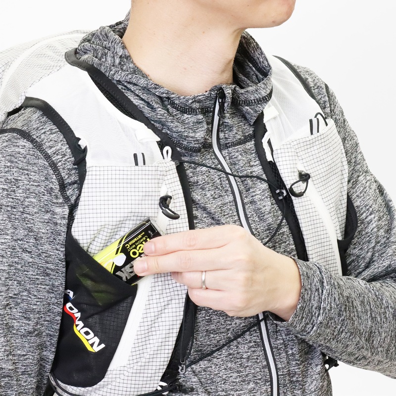 サロモン SALOMON ランニングベスト ユニセックス ADV SKIN CROSS SEASON RACE FLAG トレイルランニング リュック バックパック ハイドレーションバッグ 2026SS M/L 15L LC2091900 ホワイト ブラック | ブランド [正規取扱店]