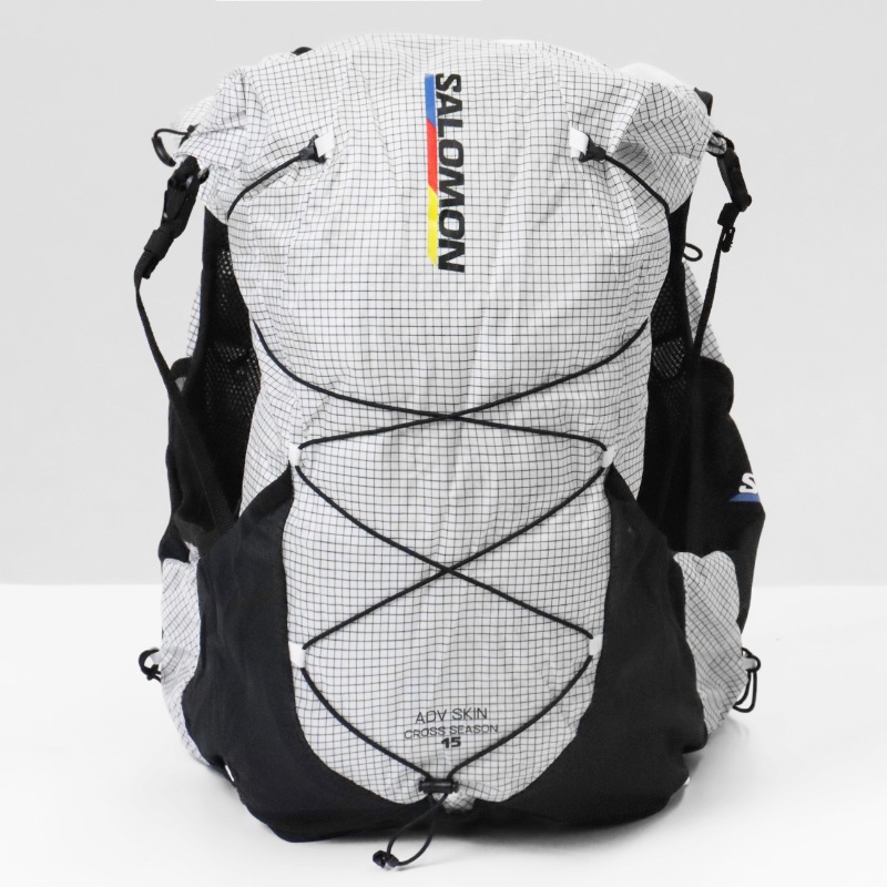 サロモン SALOMON ランニングベスト ユニセックス ADV SKIN CROSS SEASON RACE FLAG トレイルランニング リュック バックパック ハイドレーションバッグ 2026SS M/L 15L LC2091900 ホワイト ブラック | ブランド [正規取扱店]