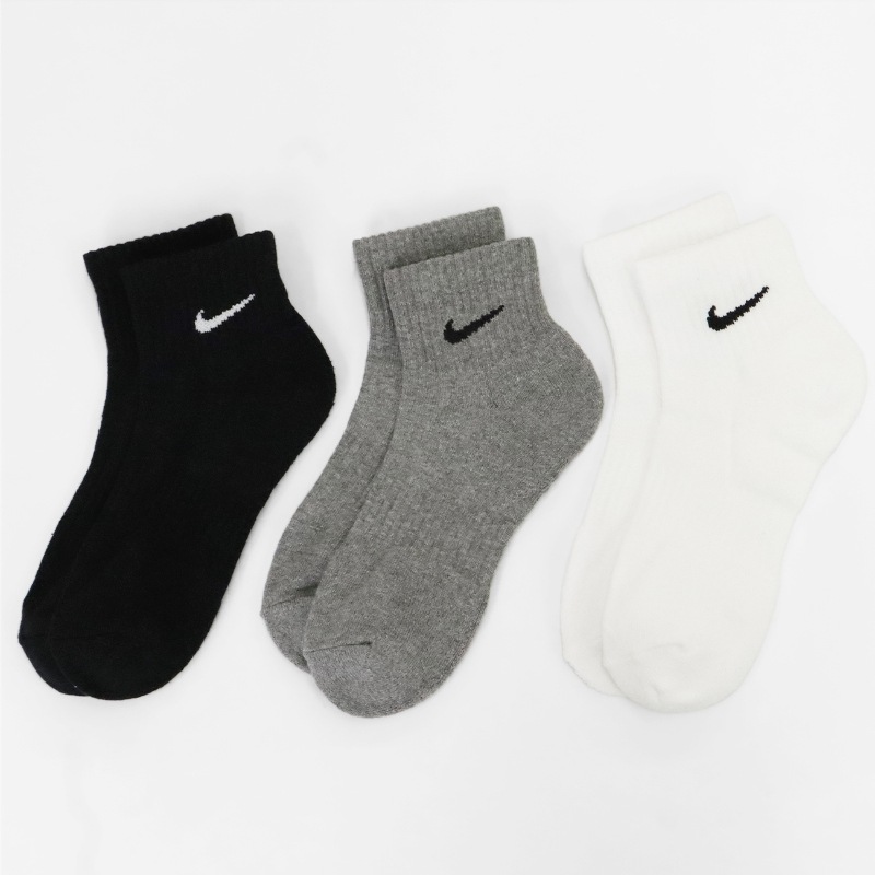 ナイキ NIKE ソックス 3足組 エブリデイ クッションド 3P 靴下 ユニセックス トレーニング アンクルソックス ロゴ マルチカラー SX7667 964 | ブランド [正規取扱店]