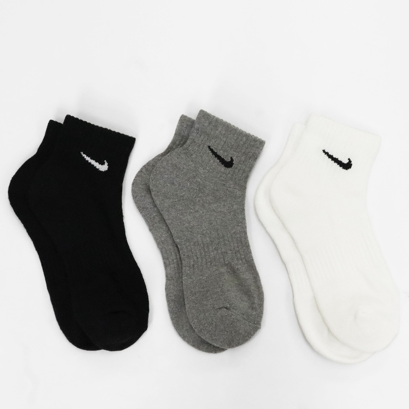 ナイキ NIKE ソックス 3足組 エブリデイ クッションド 3P 靴下 ユニセックス トレーニング アンクルソックス ロゴ マルチカラー SX7667 964 | ブランド [正規取扱店]
